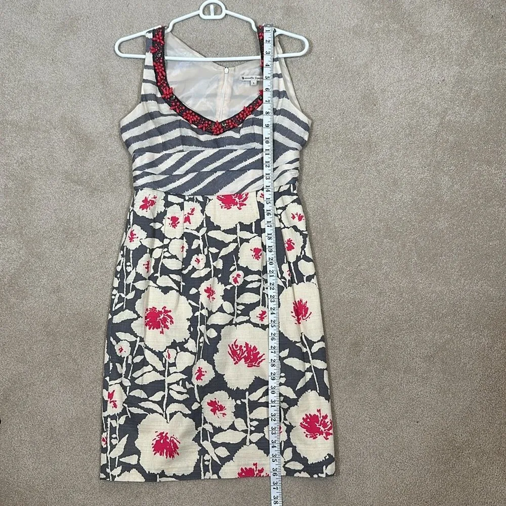 Nanette Lepore Anthropologie Floral As Seen On Celebrity Women Dress Size 6 - Image 10