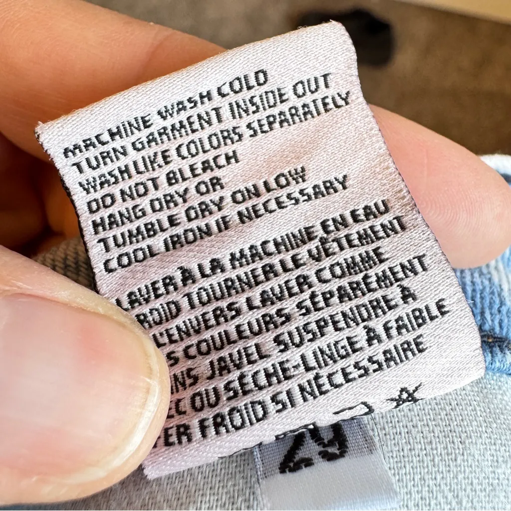 Revice Blue Denim Cut Off Jean Shorts Womens 29 Modest Button Fly Festival - Image 7