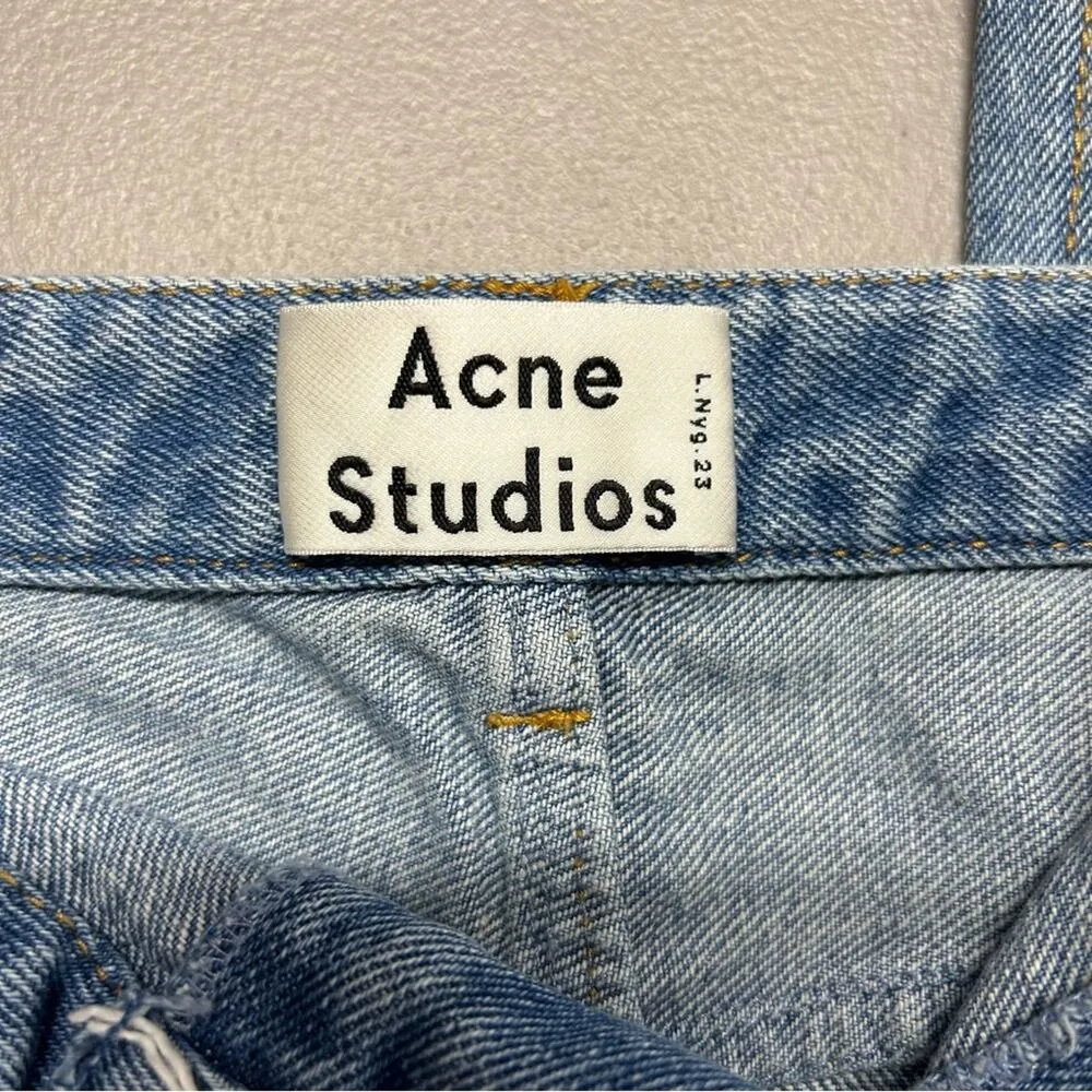 Acne Studios  Denim Blue Jeans Light Wash Boot Cut Womens EUR Size 40 - Image 2