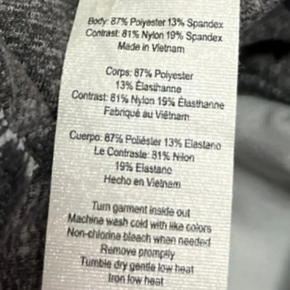 Alo Yoga AirSoft Gray Heather High Rise Yoga Workout Athletic Leggings Pants XS - Image 9