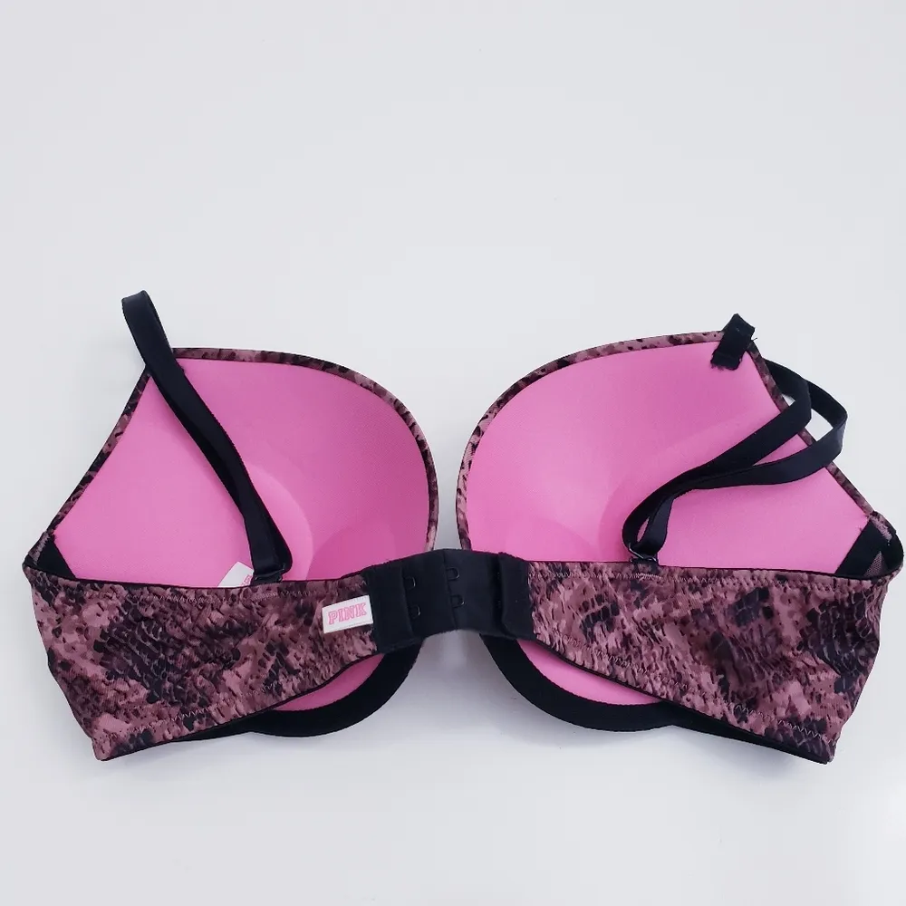 Victorias Secret Wear Everywhere Super Pushup Bra Snake Print Support Bra - Image 5