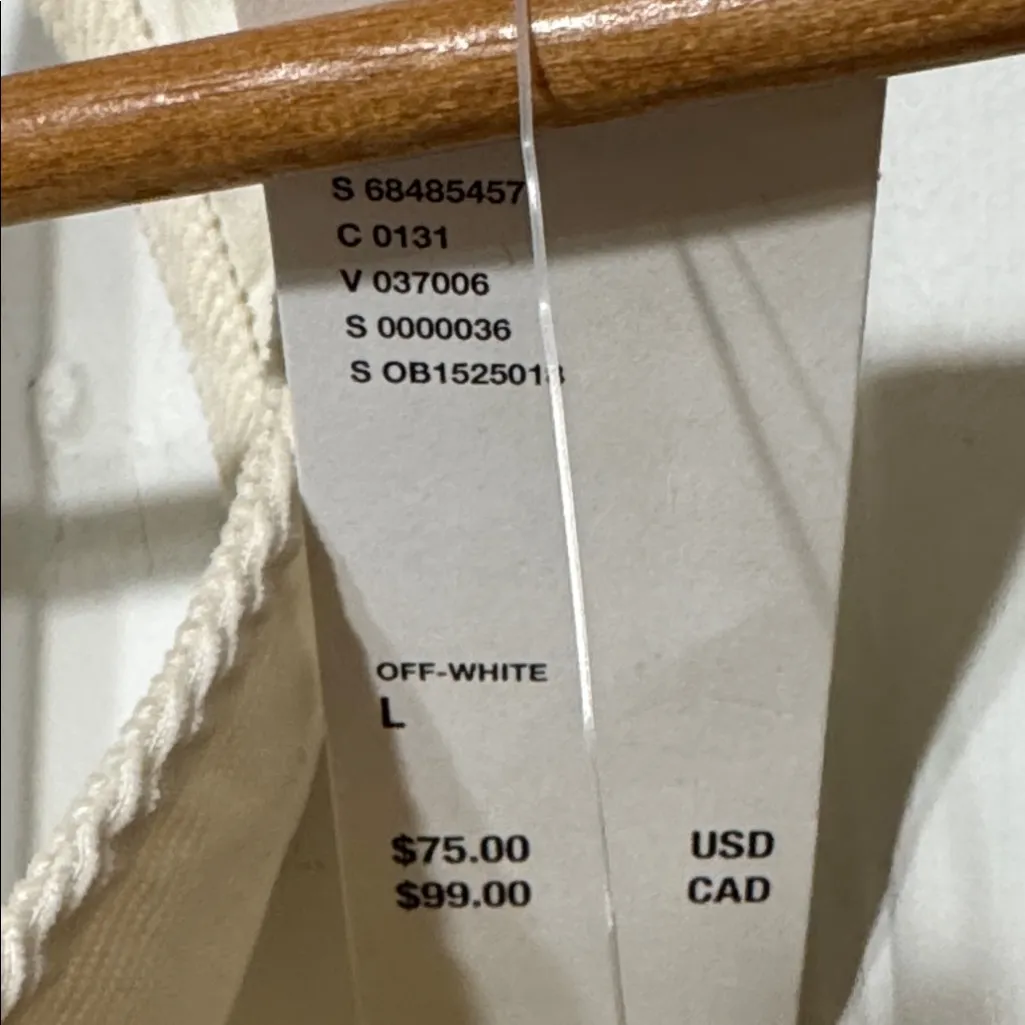 NWT Urban Outfitters Off-White Halter Romper Shorts Star Zipper Inseam 1.5” - Image 9