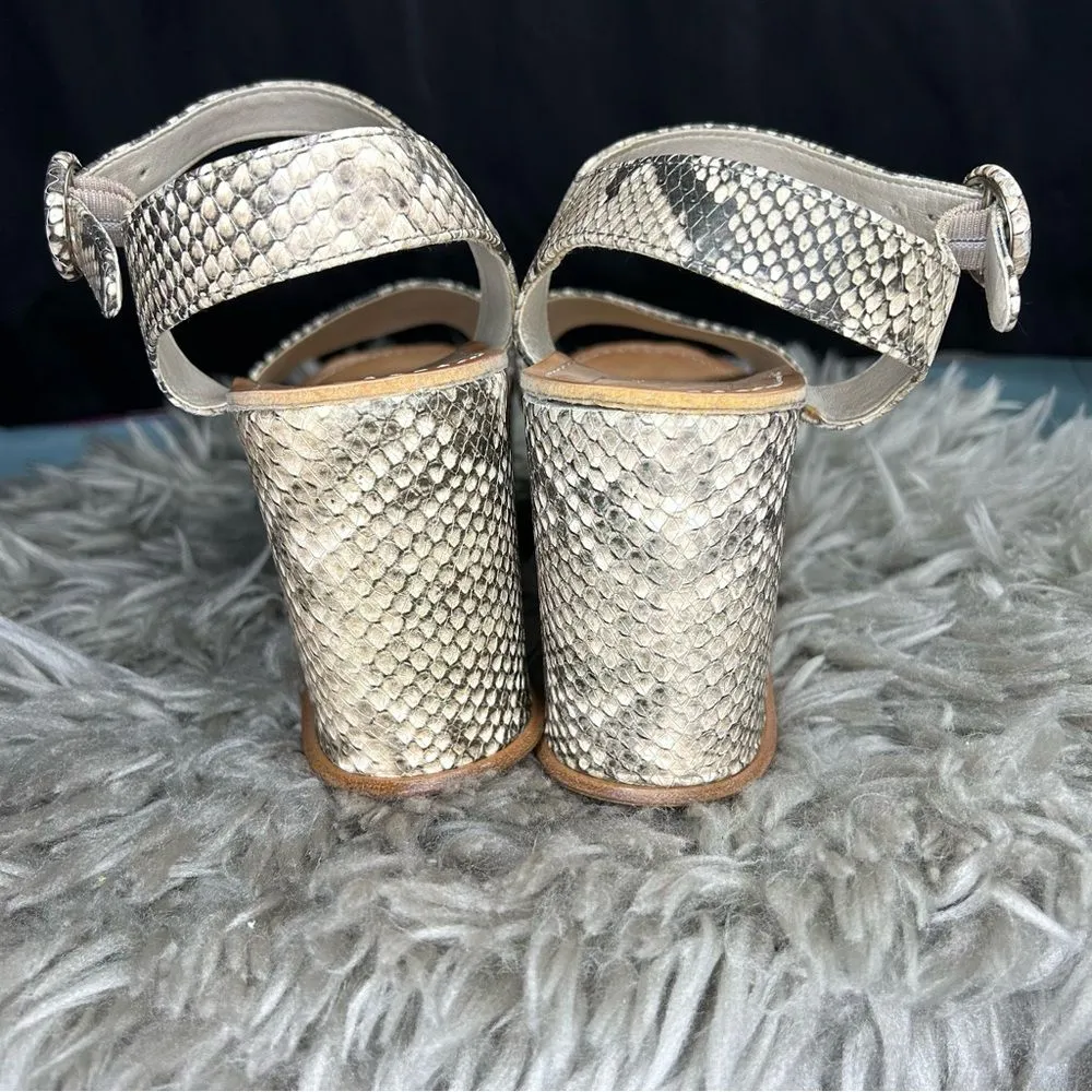 Dolce Vita snake print platform wedge sandals women’s shoe size 9 - Image 7