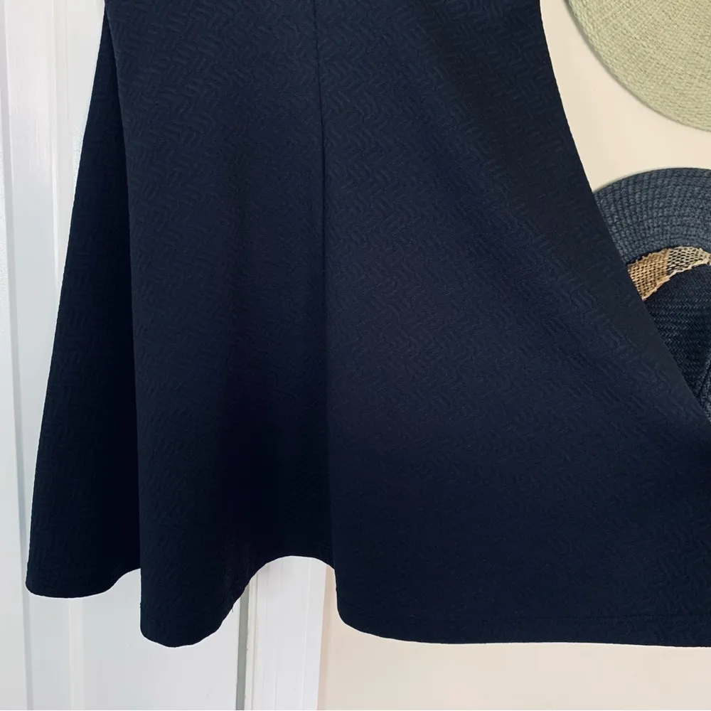 Women's Black Ribbed Stretchy Fit & Flare Sexy Cocktail Mini Dress | Size: S - Image 7