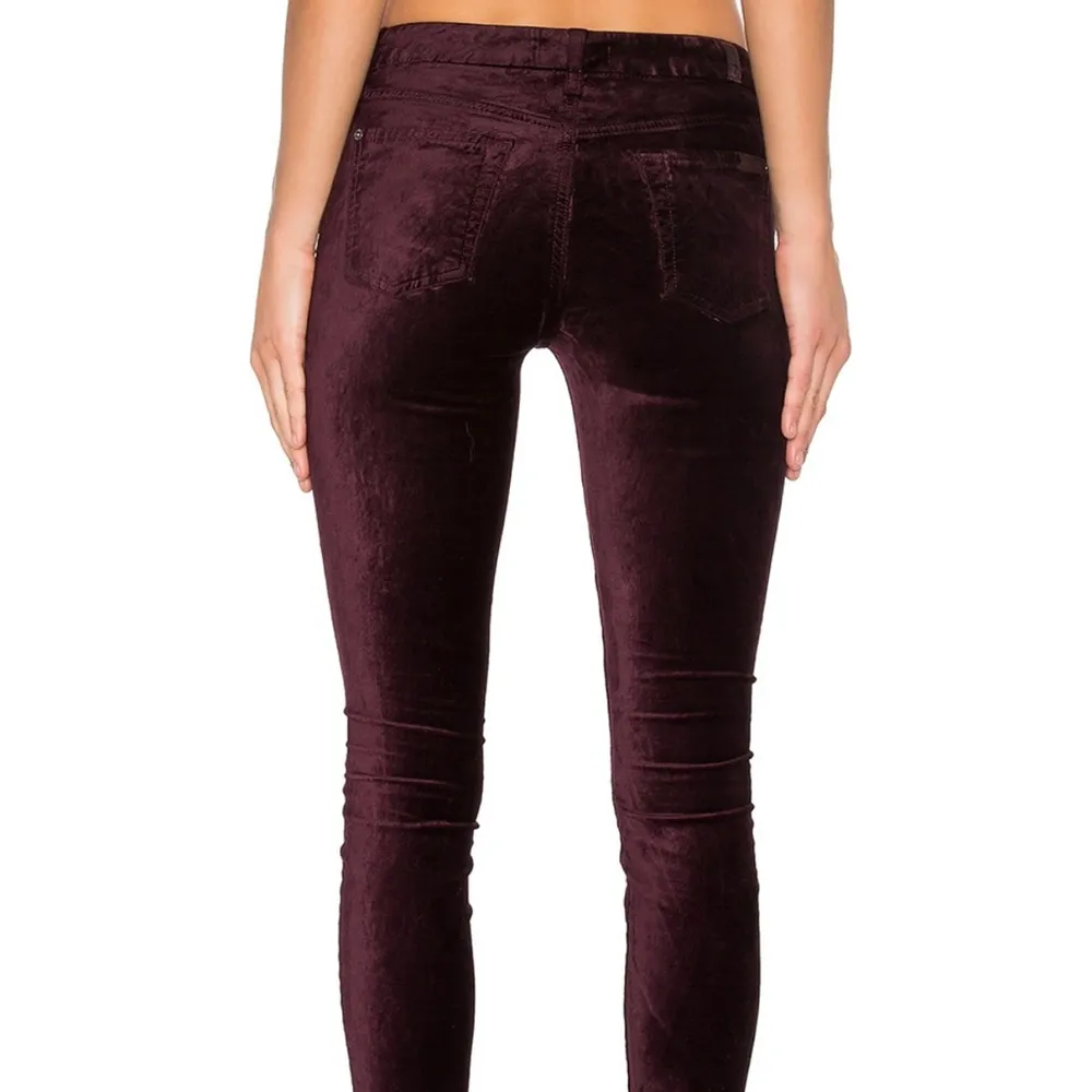 7 for all mankind ankle skinny in boysenberry - Image 3