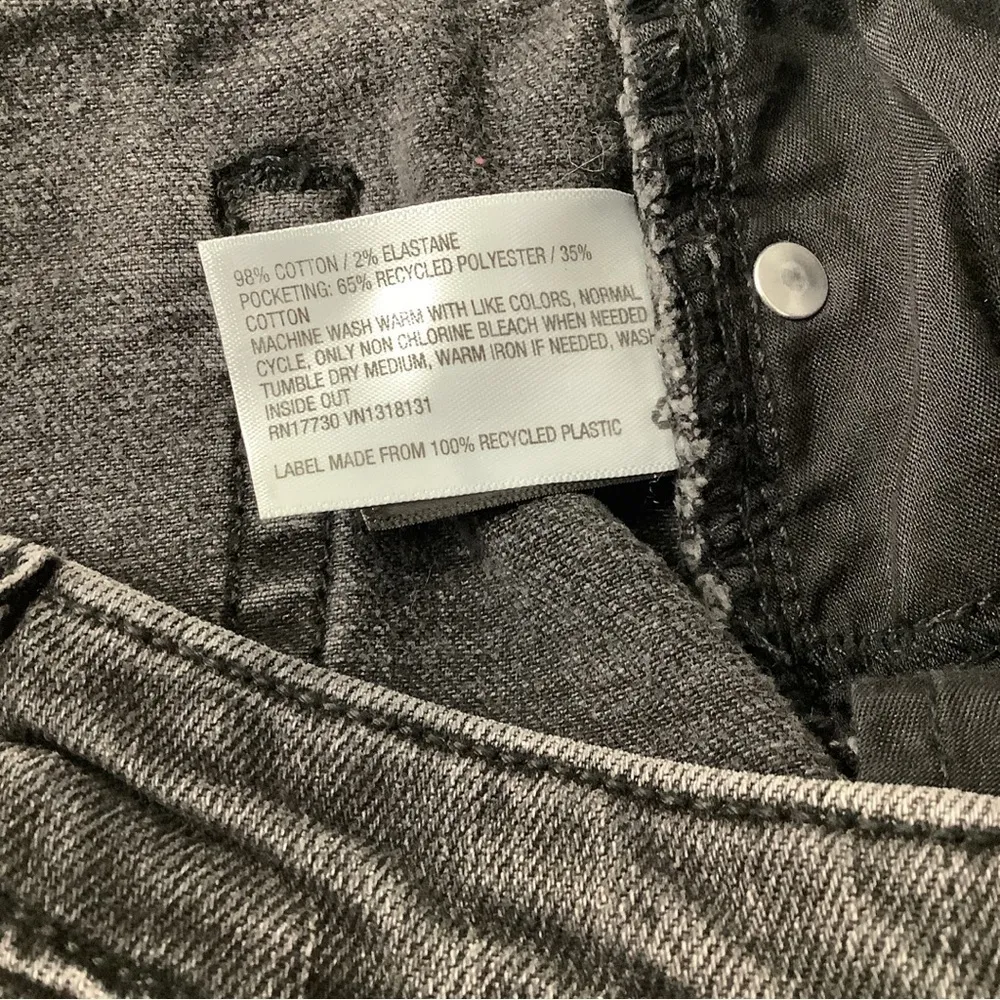 Wild Fable Cuffed Black Highest Rise Jean Short (Preowned) - Image 4