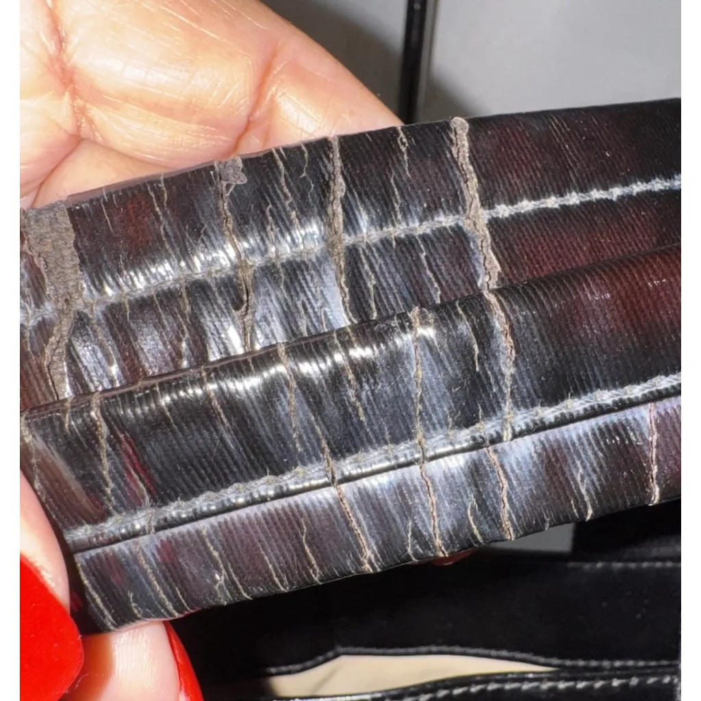 TORY BURCH Ella Medium Tote Patent Leather Black - Image 8