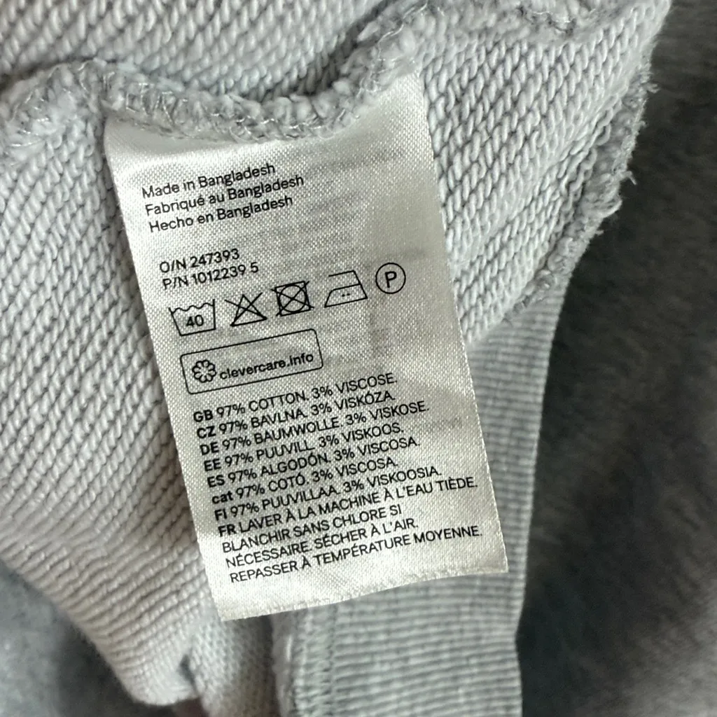 H&M Regular Fit Crewneck Pullover Sweatshirt Small - Image 5