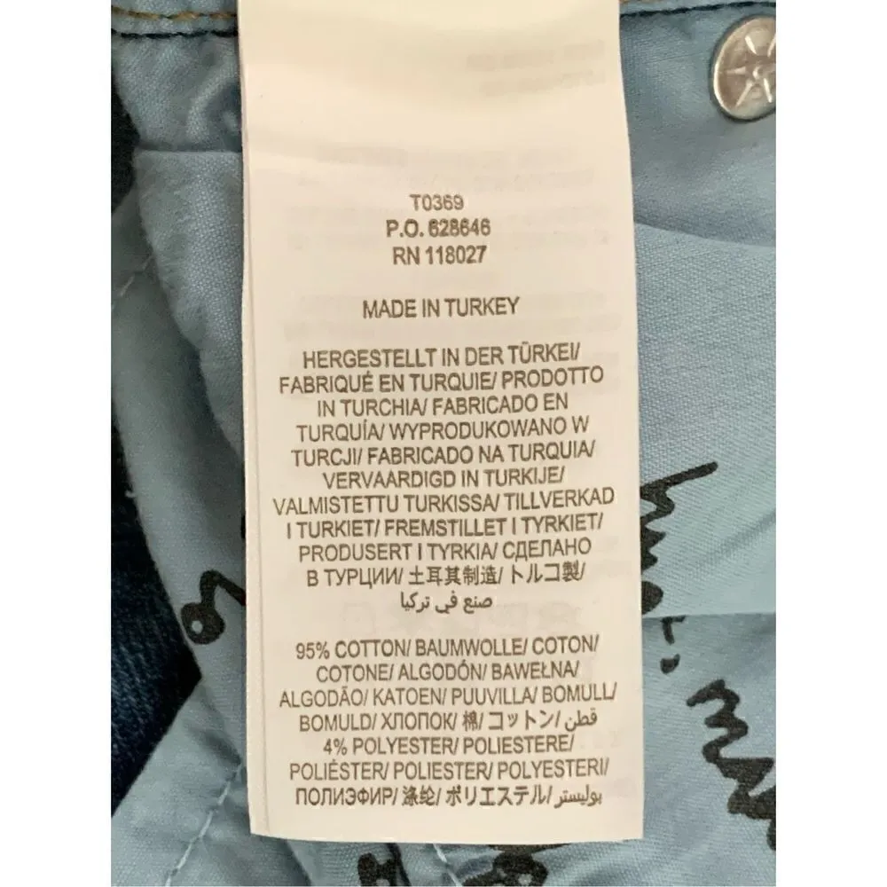 Boden Denim Straight Leg High Rise Jeans in color Indigo Blue Size 8 - Image 8