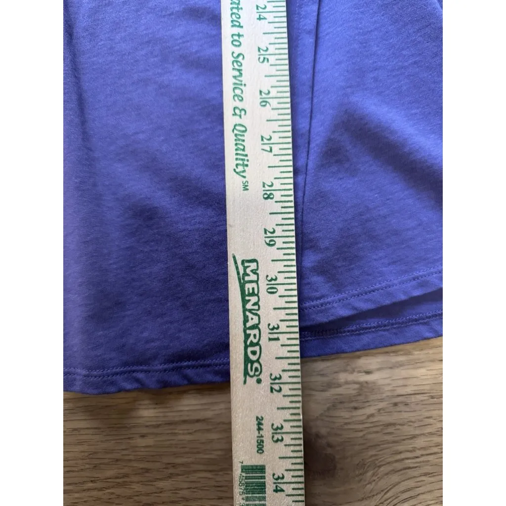 Pure Jill J Jill Wrap Tunic Top Women‎ Size Medium Purple Asymmetrical Stretch - Image 4