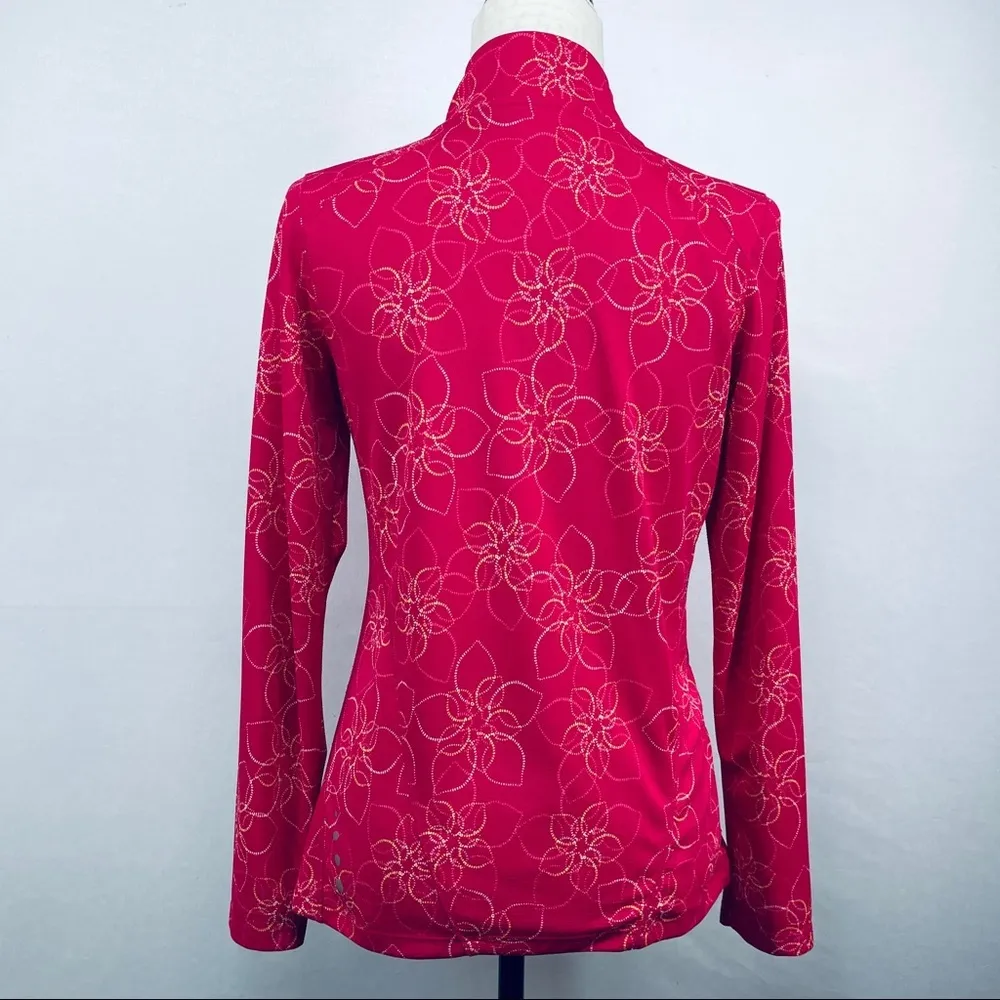 LL Bean Punk Long Sleeve Active wear Top Size S - Image 2