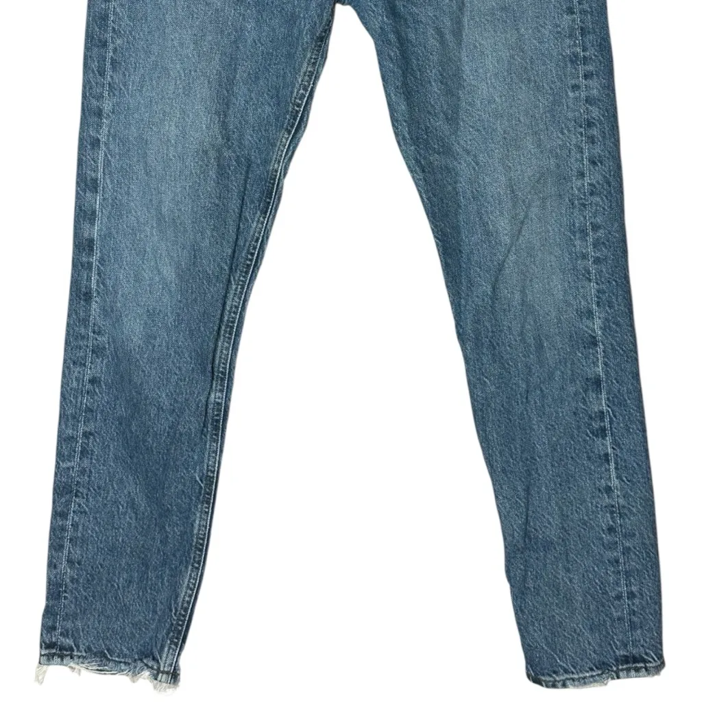 Agolde Jamie High Rise Classic Jeans in Blithe Size 23 - Image 4