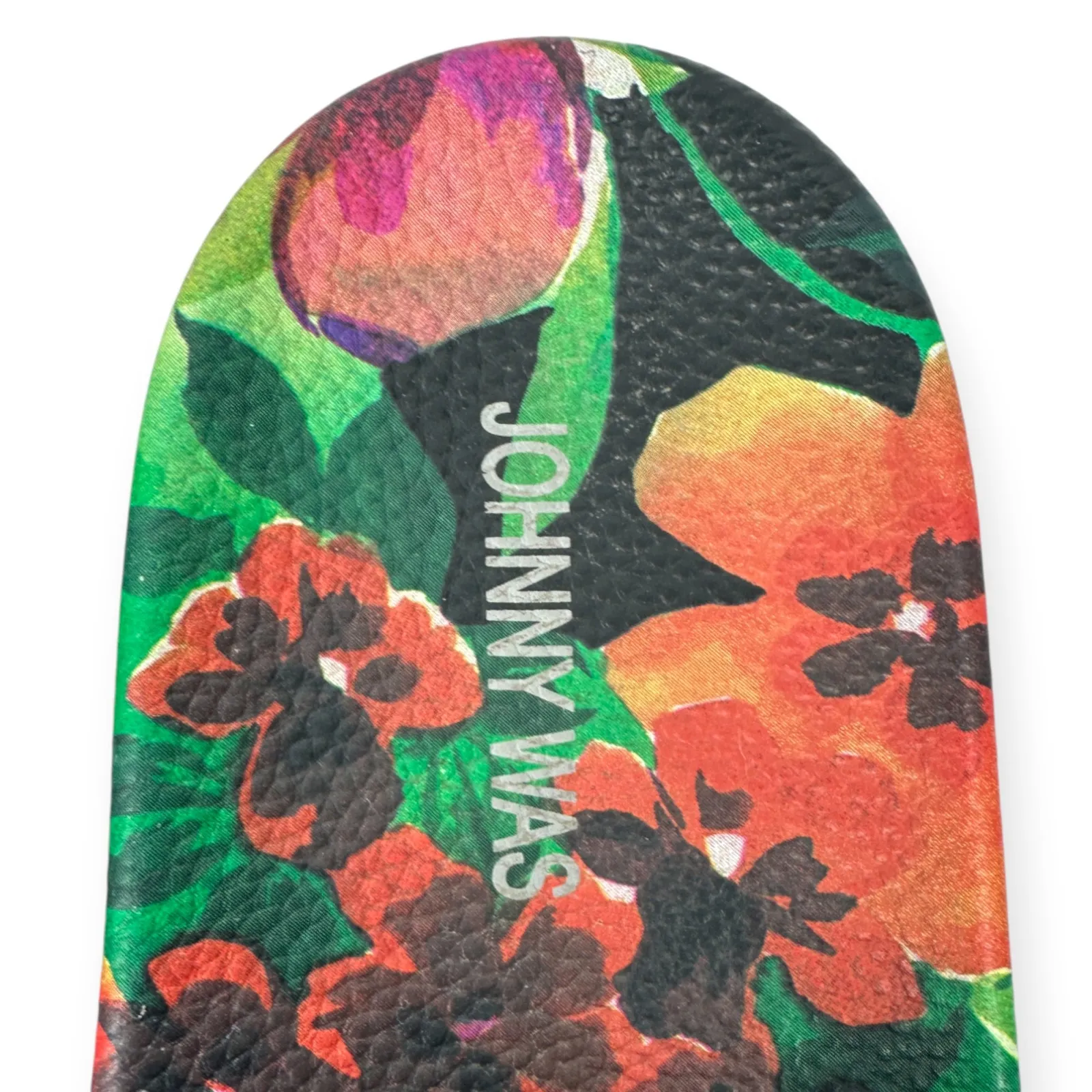 Johnny Was | Size 10 | Zebra and Floral Print Tropical Beach Pool Slides Sandals - Image 4