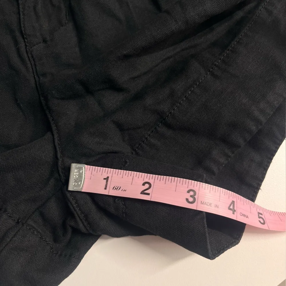 NWT Joie shorts xs linen cotton blend black shorts xs pleated shorts beach - Image 11