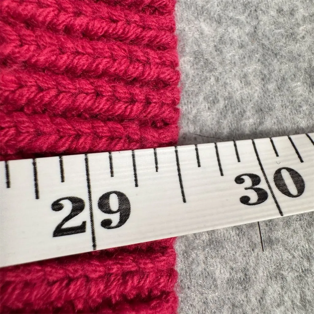 Woman Within Plus 4X Fuchsia Cable Knit Pullover Sweater Casual Asymmetric - Image 12