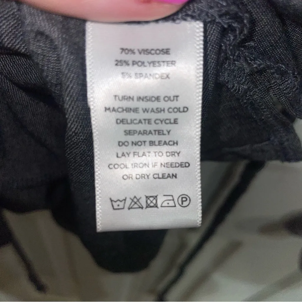 Lilla P Grey Belted T shirt Dress Size‎ Small Gray - Image 5