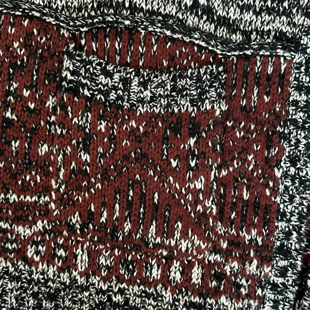 Zara Knit Bohemian Chunky Oversized Kimono Cardigan Sweater Half Sleeves Medium - Image 7