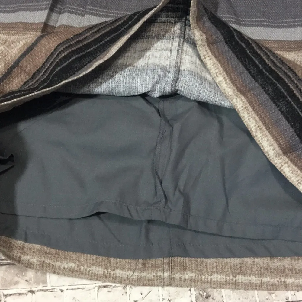 NWT Old Navy Neutral Tone Stripes Mini Skirt - Image 3