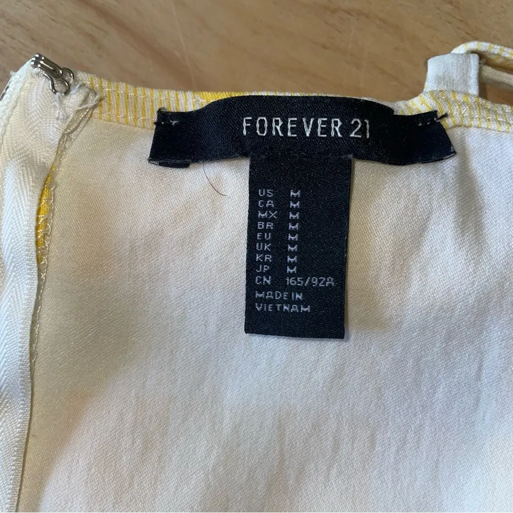 Forever 21 Yellow Gingham Dress - Image 8