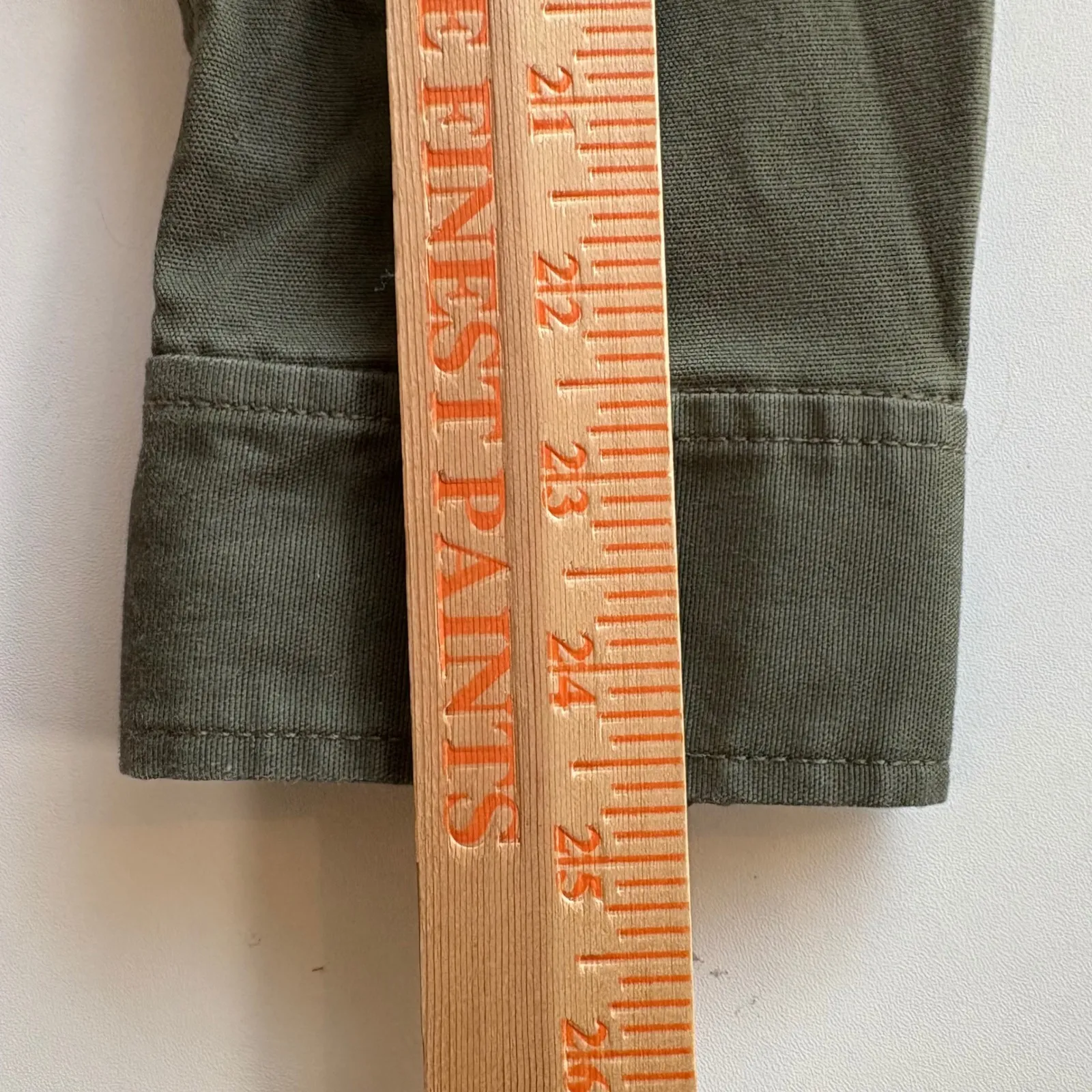 Duluth Trading Co Utility Jacket Olive Green Full Zip Snap Pockets Size S - Image 6