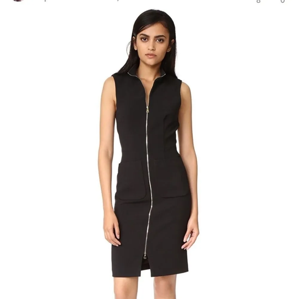 L' Agence front‎ zipper dress - Image 3