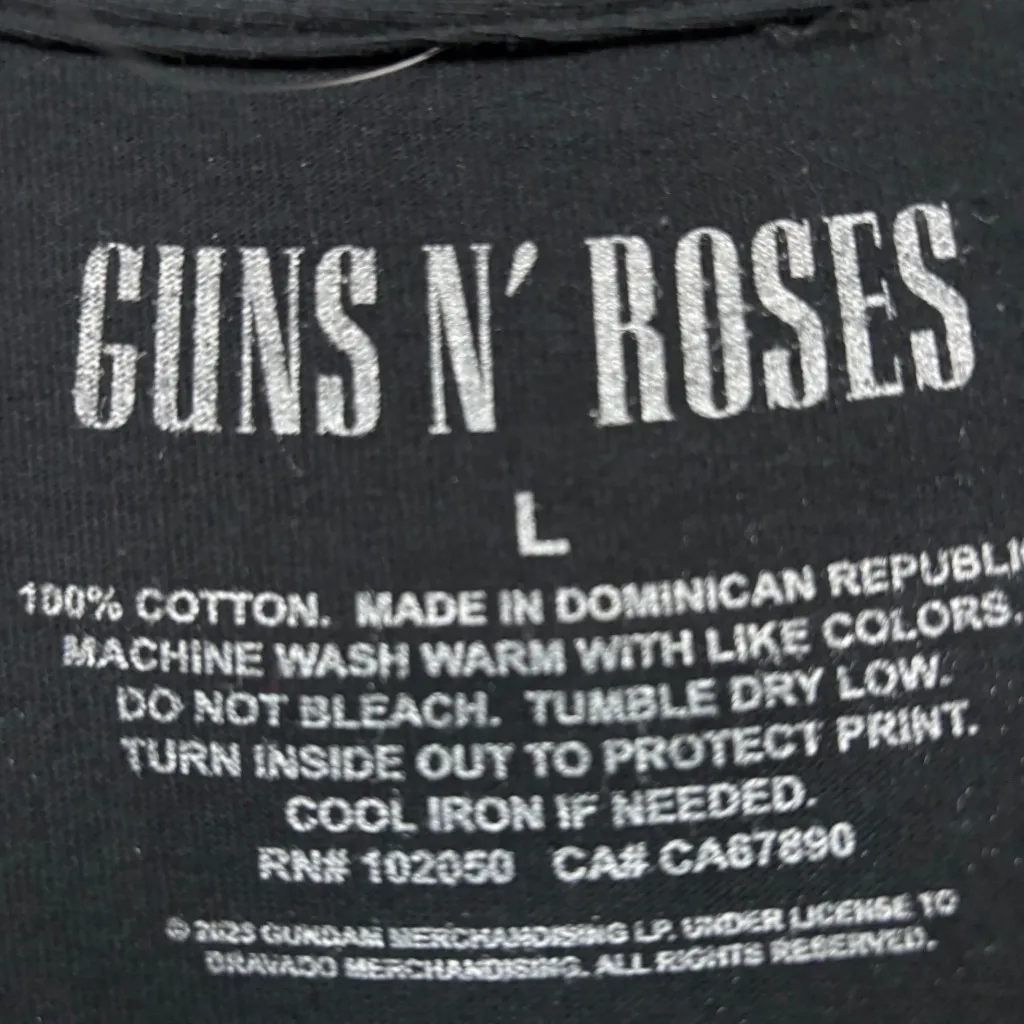 Guns N Roses Appetite for Destruction Rock Band T-Shirt L - Image 4