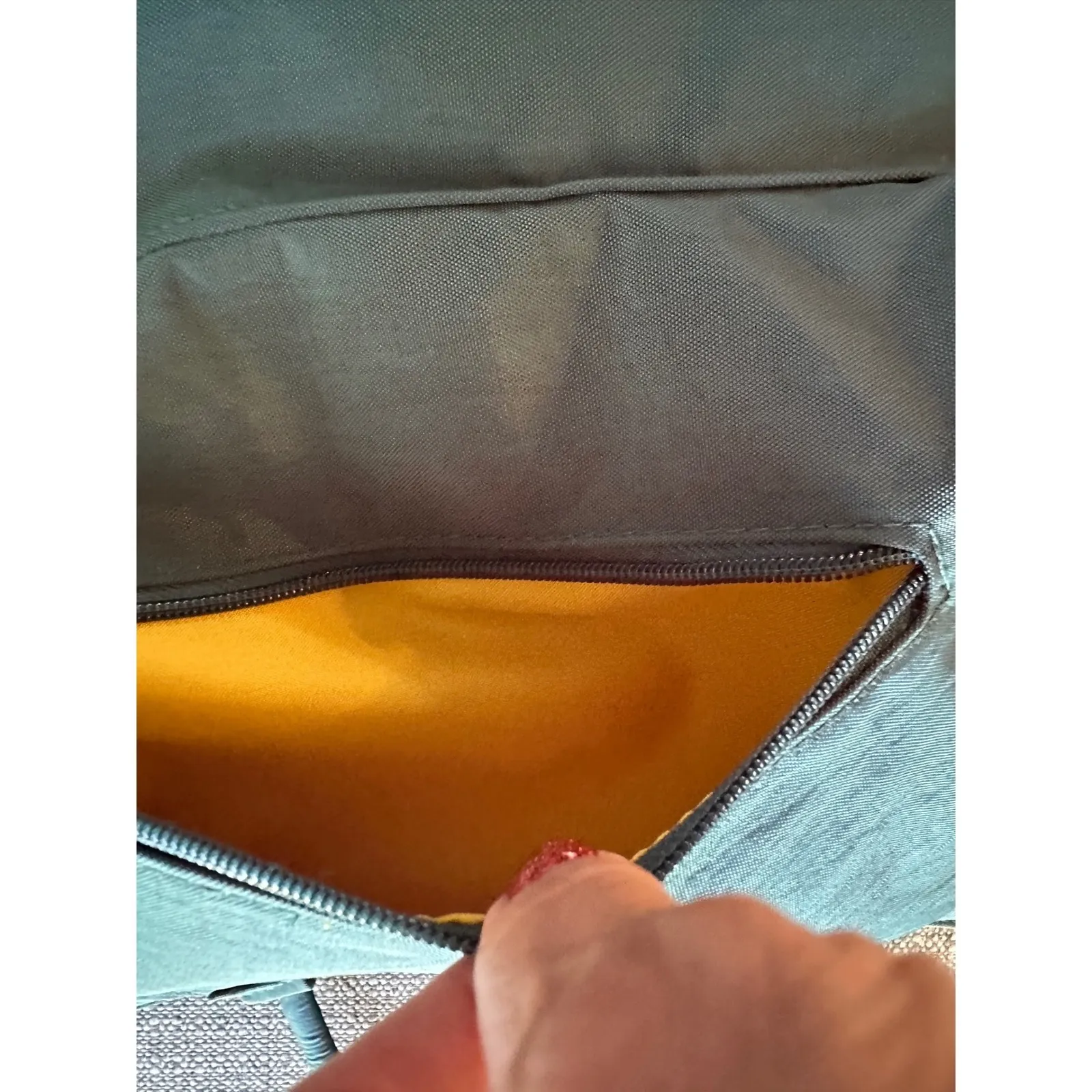 Baggallini everyday tote Bag Dark Green Nylon Shouldler bag see description EUC - Image 9