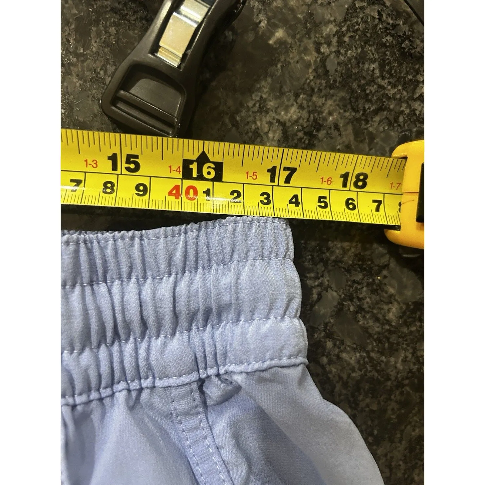 Columbia Athletic Shorts Blue 6" Inseam Nylon Drawstring Size 1X Women Quick Dry - Image 5