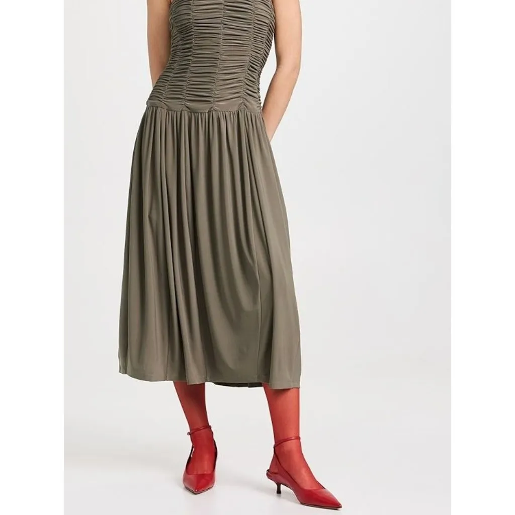 Stems Avery Microfiber Tights in Red Small New Womens Nylons Pantyhose - Image 8