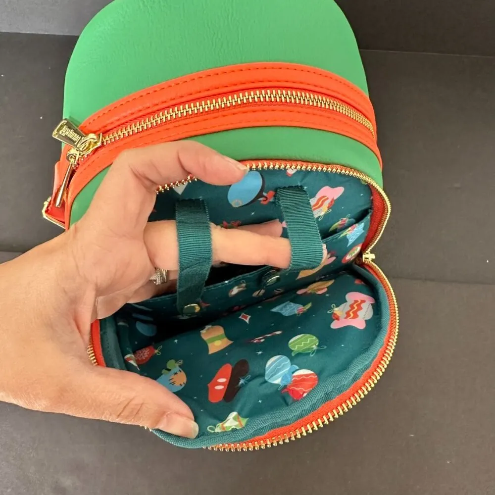 Disney Parks X Loungefly 2023 Classic Christmas Glow In Dark Holiday Backpack - Image 3