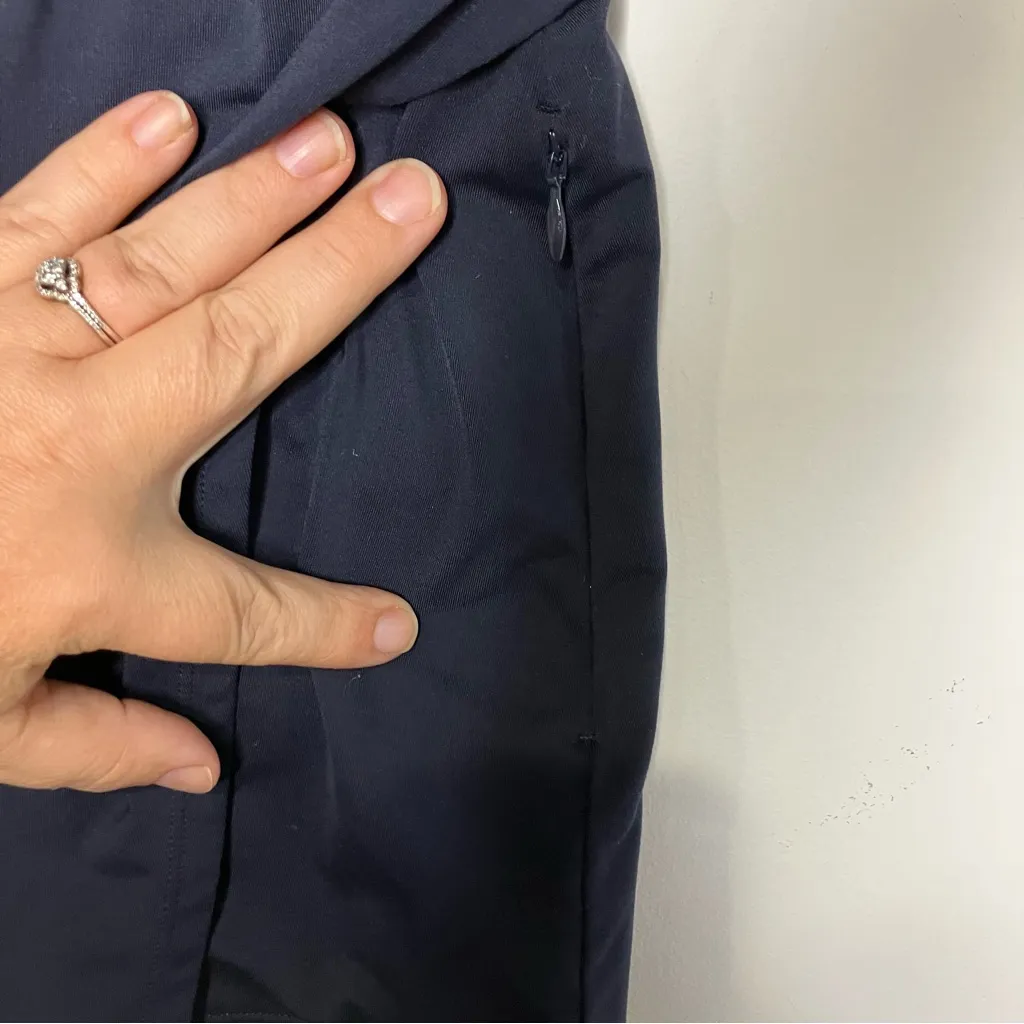 Athleta‎ tennis skort navy blue women’s size small ball pocket & zipper pocket - Image 4