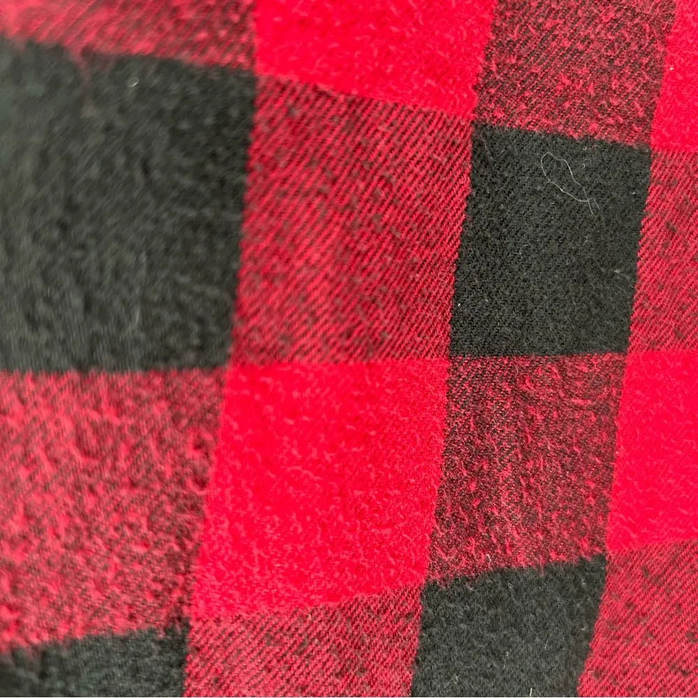 TNA Classic Fit Flannel Button Up Red Size M - Image 7