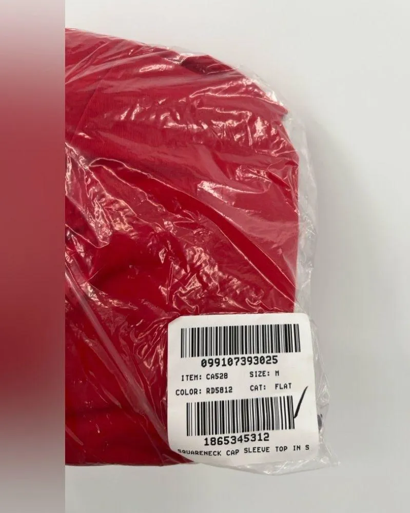 J Crew Squareneck cap-sleeve top in stretch cotton blend - Image 2