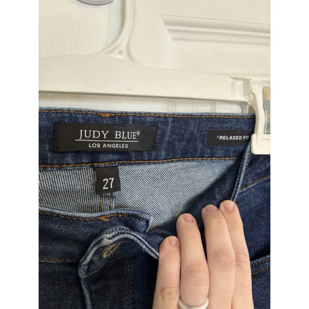 Judy Blue Women's Relaxed Fit Medium Wash Jeans Size 5 / 27 Straight Leg - Image 6