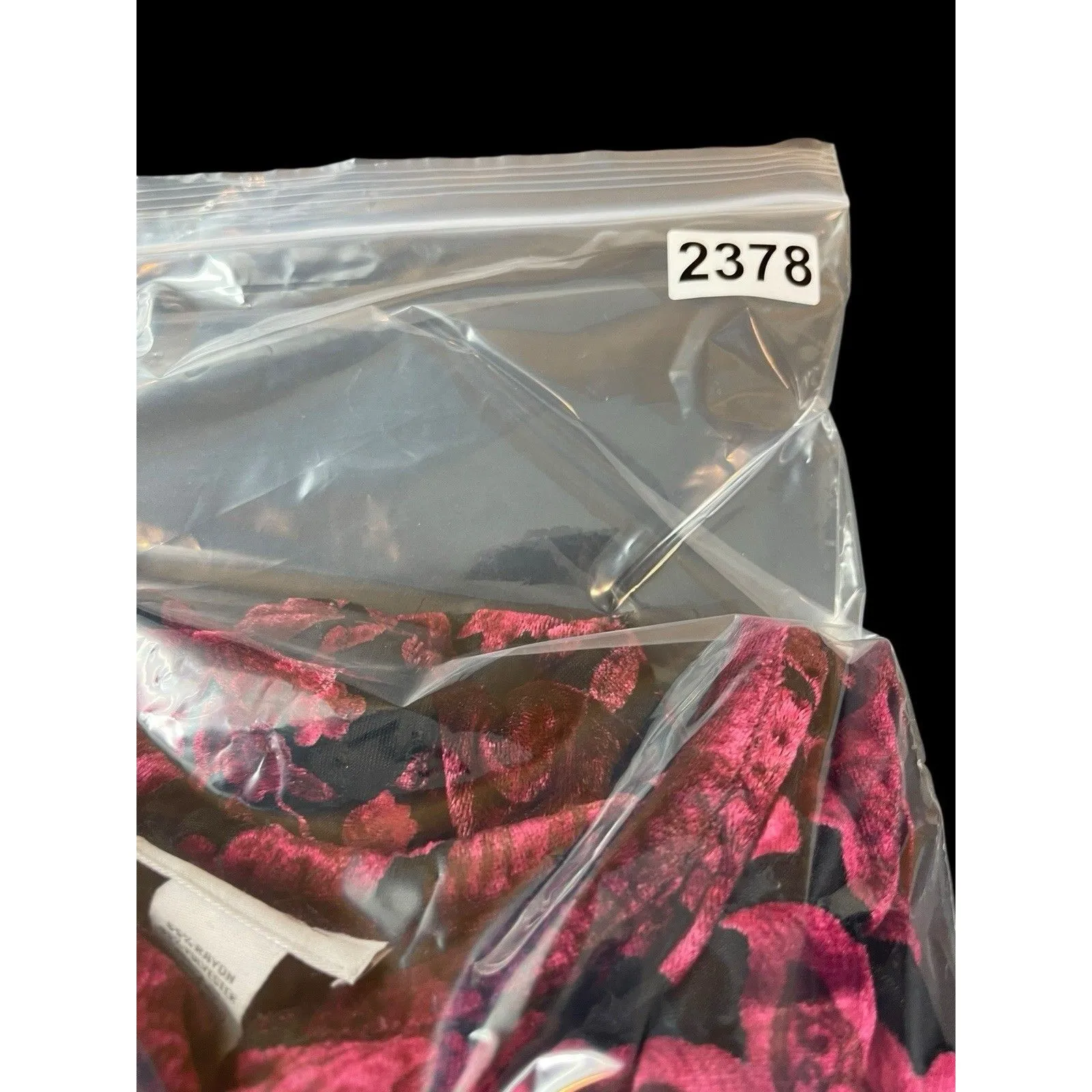 Avenue 26/28 Velvet Burnout Blouse Burgundy Floral Button Up Top Holiday Party - Image 11