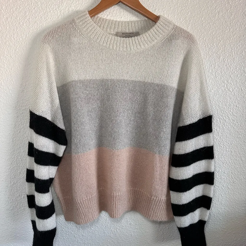 All Saints Nicoli Multicolor Striped Sweater - Image 3