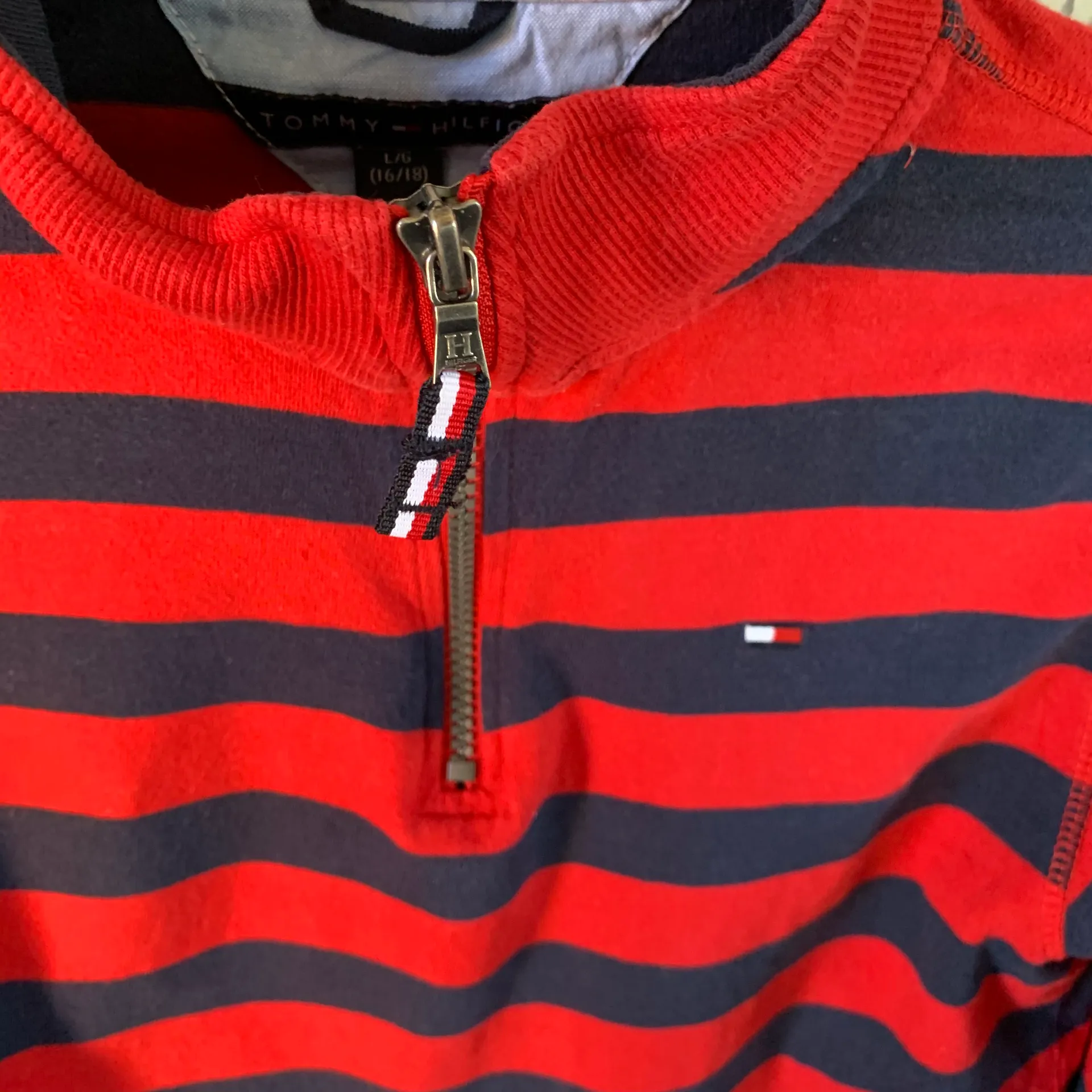 Tommy Hilfiger cropped quarter zip top - Image 6