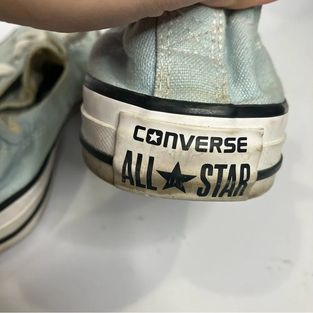 Converse all star blue slip on sneakers‎ women’s size 9 skateboarding casual - Image 8