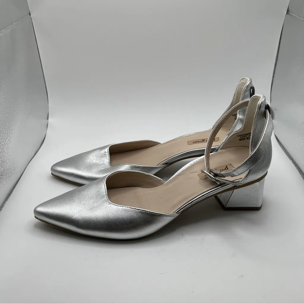NWOB Paul Green Classic heels silvercoloured Women's WILLA Pump size UK 5 US 7.5 - Image 4