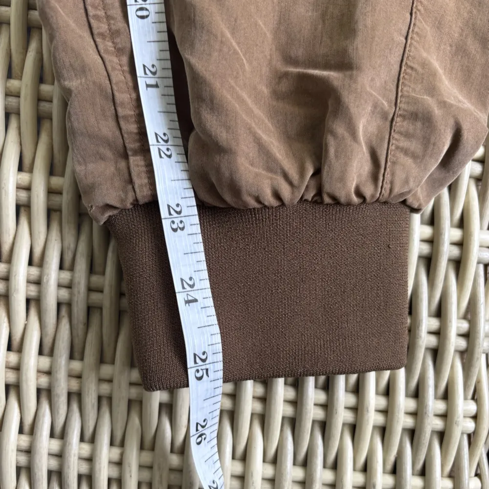 Maeve High Rise Lyocel Utility Cargo Joggers XS boho workwear layered staple‎ - Image 10