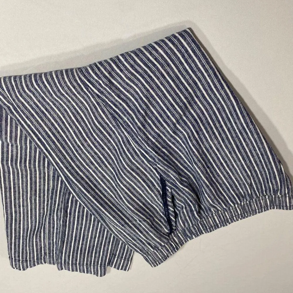 Blue & White Striped Womens Lounge Pants XL By Briggs - Image 6