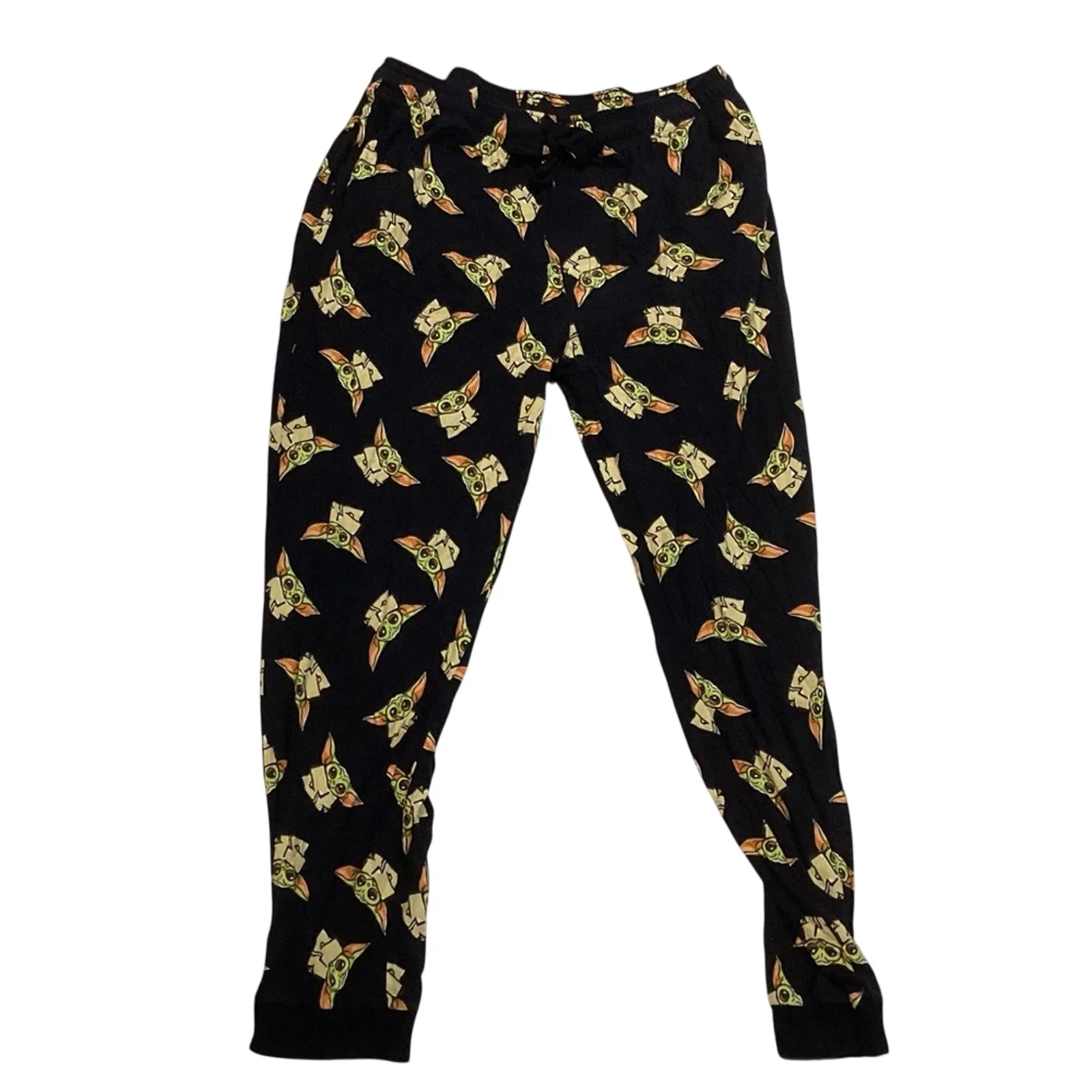 Baby Yoda Pajama Pants Star Wars Mandalorian Drawstring waistband - Image 3