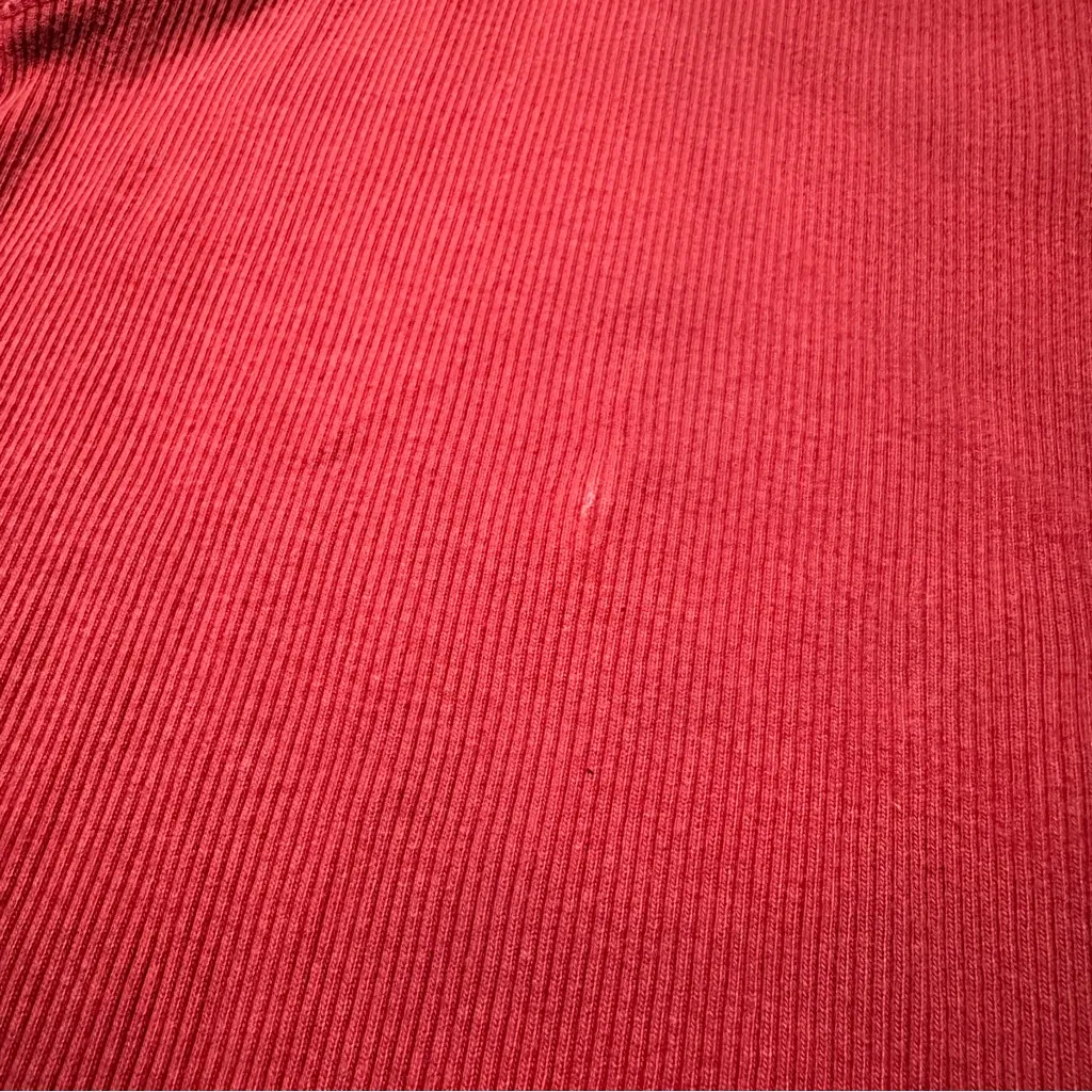 Carhartt Women's Loose Fit Heavyweight Long Sleeve T-Shirt Red XL workwear - Image 4