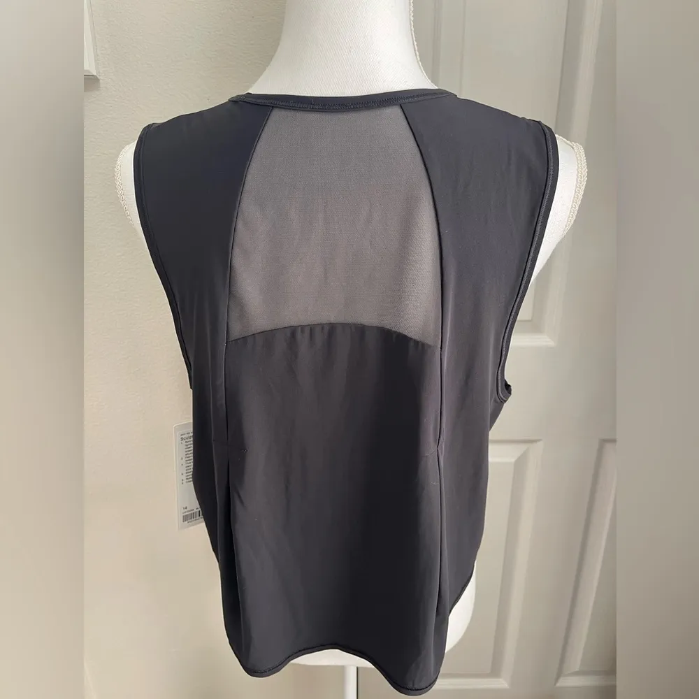Lululemon Sculpt Cropped Tank Top Black size 14 New - Image 11