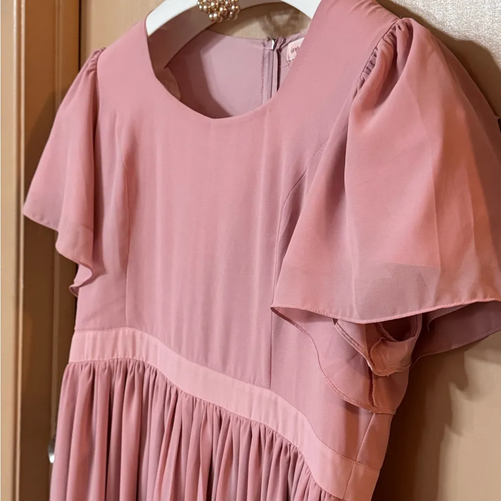 Ivy City Co Blush Maxi Dress Pink Size 18W - Image 8