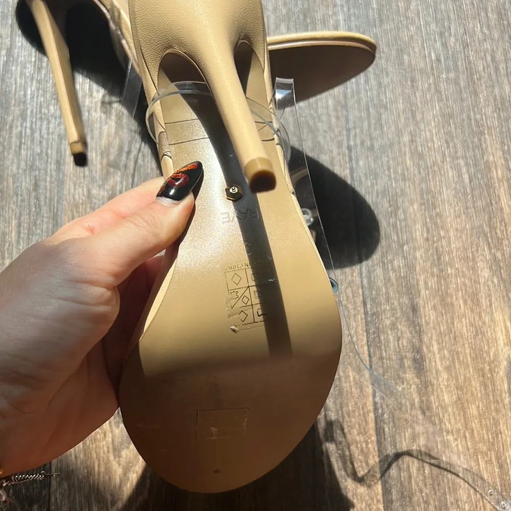 Bali heels in clear - Image 8