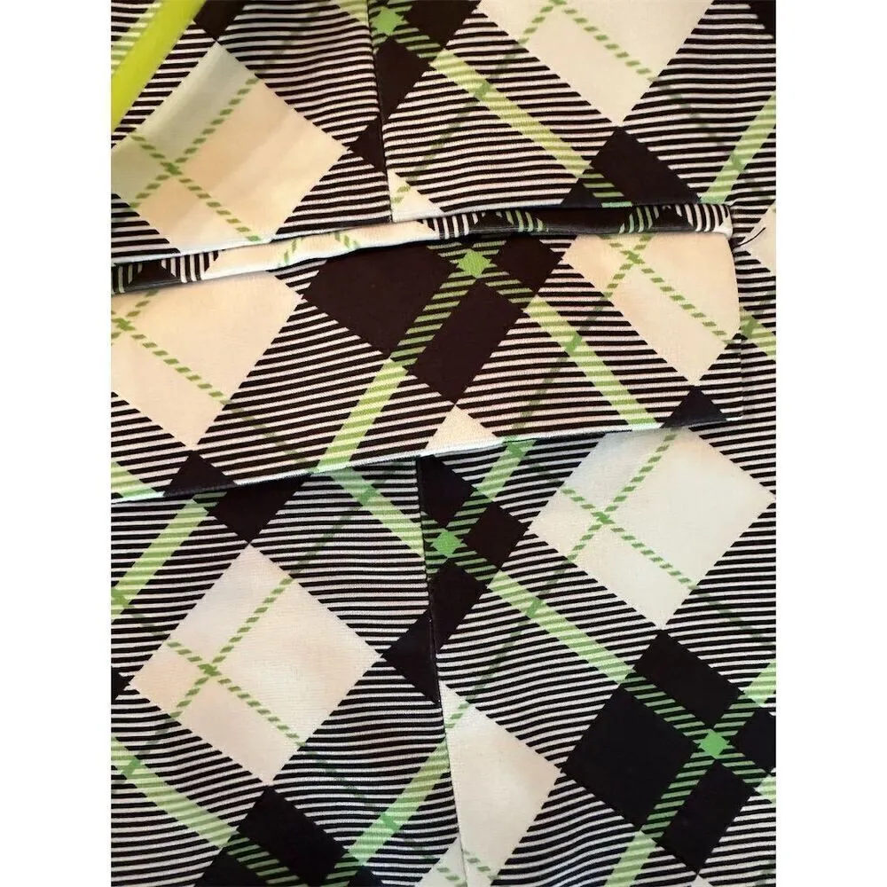 Unique Vintage Beetle Juice Blazer 4X Black/White Plaid Plus Size Women's Jacket - Image 11