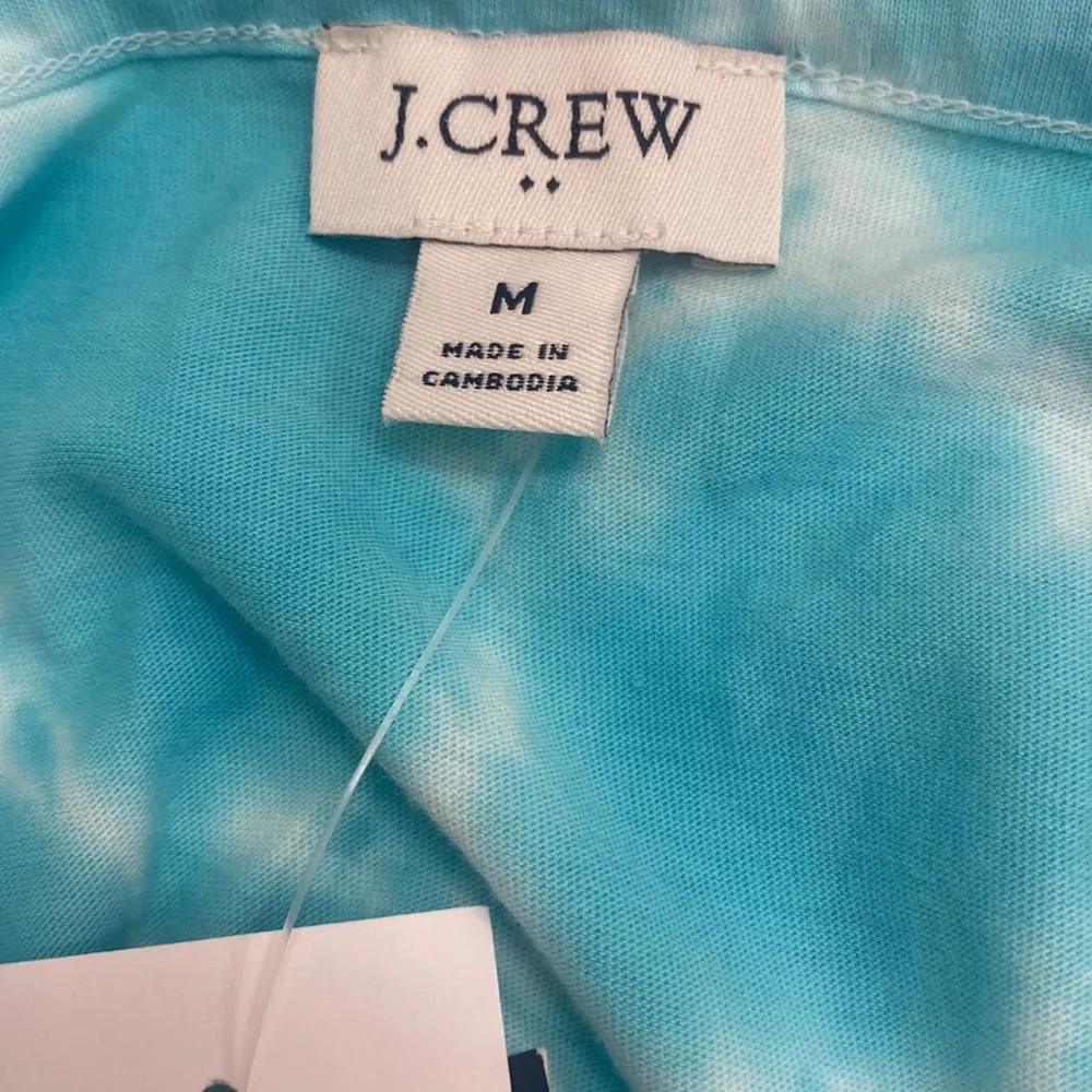 NWT JCrew Factory Cotton Tank Dress Sz M Blue Size M - Image 8