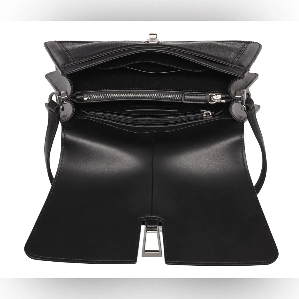 KARL LAGERFELD PARIS Mercerie Medium Leather Satchel Bag - Image 3
