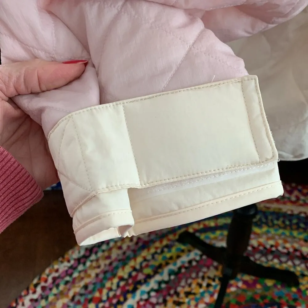 Free People Movement Landscape View Hot Pinky Orange & Cream Ski Jacket Size XS - Image 5